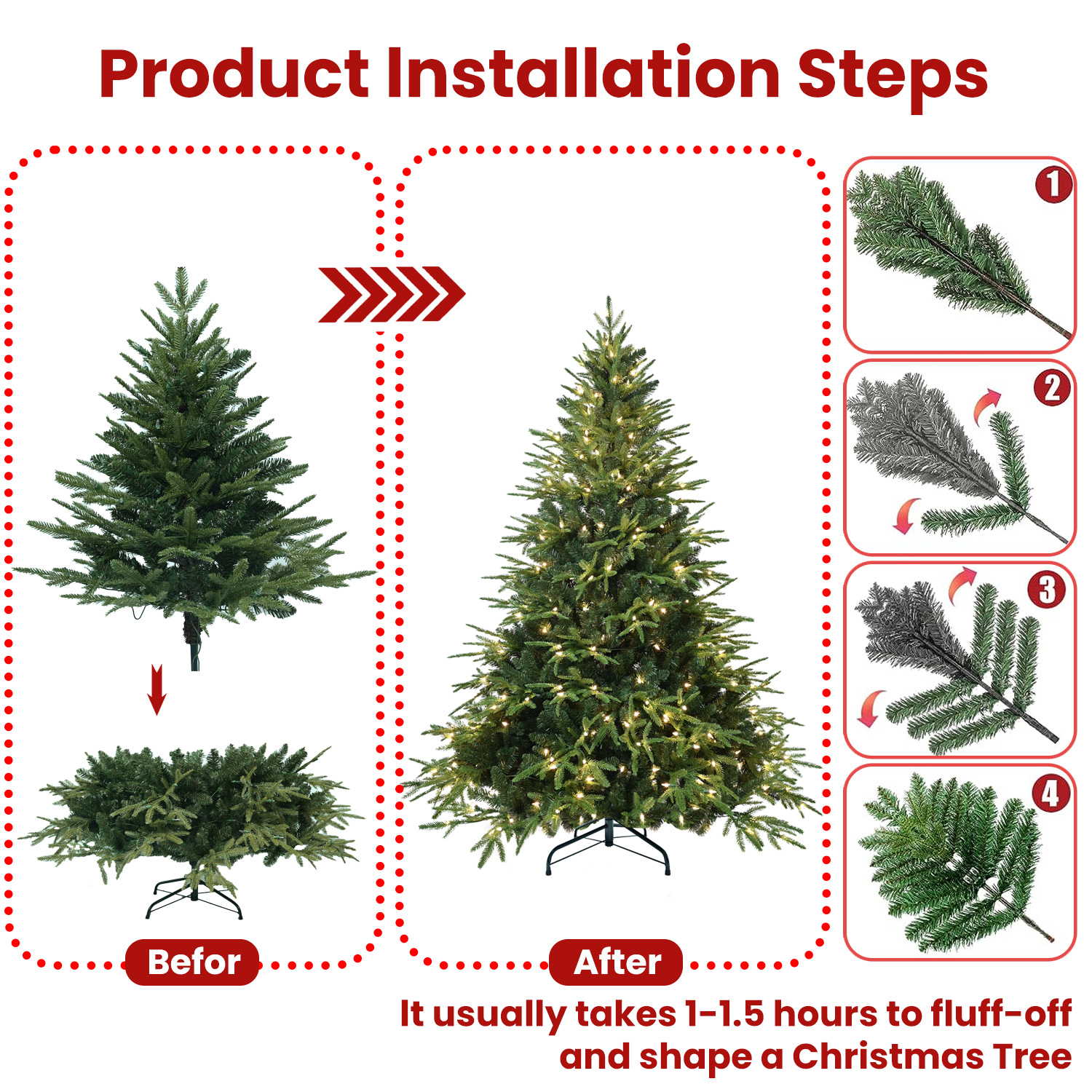 PVC Christmas Tree